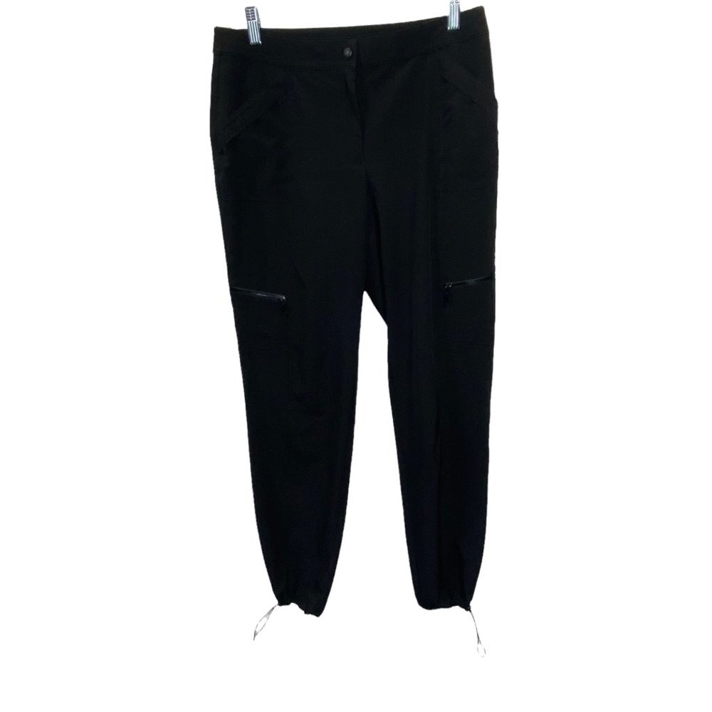 Zenergy By Chicos Neema Brandy Pants Joggers Zippered Cargo Small 4-6 Sold Out - Picture 1 of 9